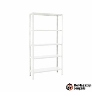 Metalen opbergrek 5 legborden