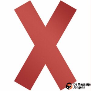 Sticker "Kruis", verwijderbaar (5st)