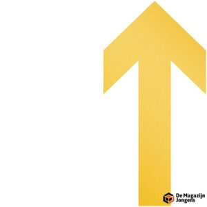 Durable vloersticker pijl verwijderbaar