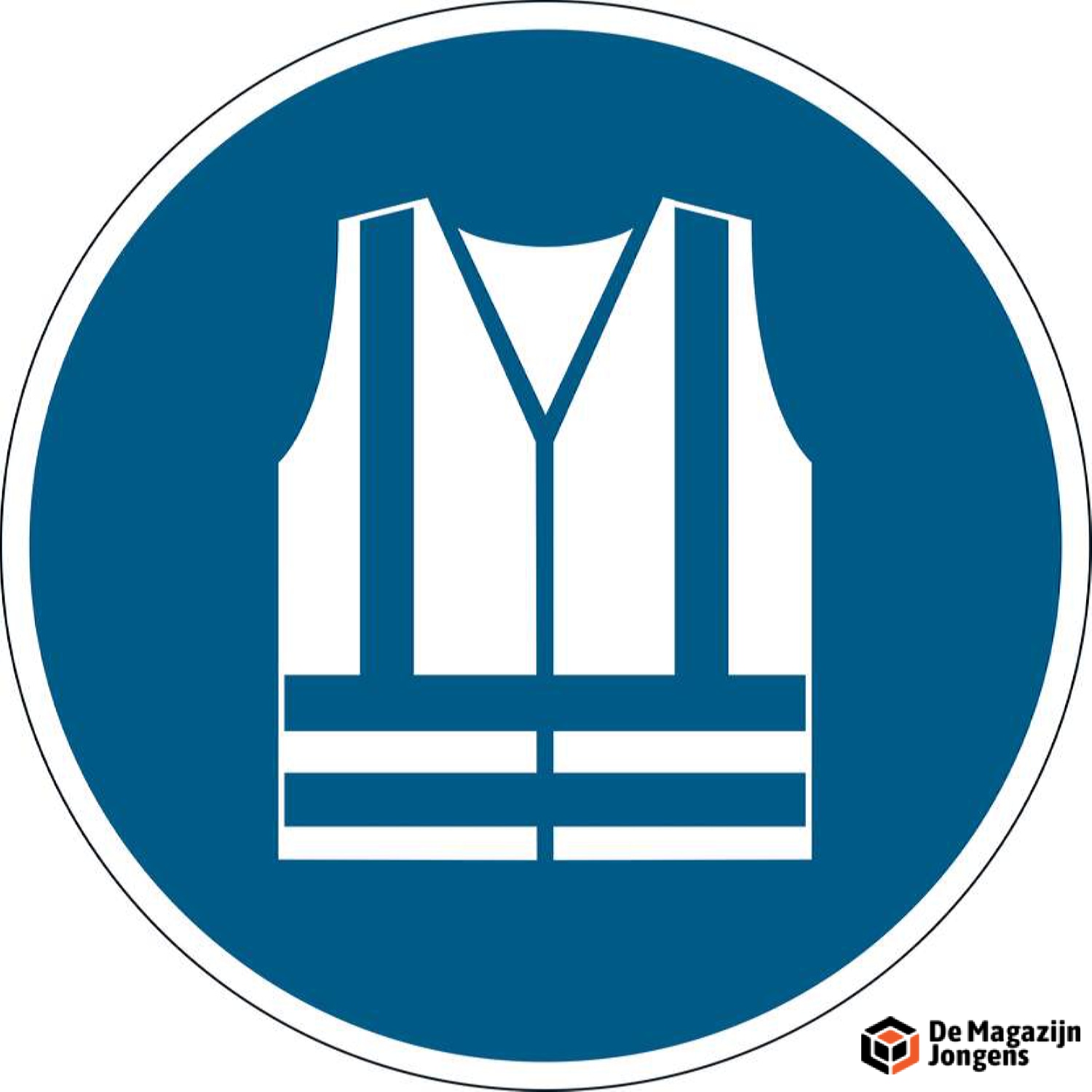 Durable veiligheidssticker veiligheidsvest