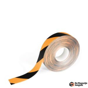 Duraline vloermarkeringstape verwijderbaar Geel/Zwart