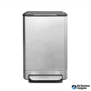 Pedaal Prullenbak | 40L | RVS | Binnenemmer | Geurfilter | Softclose